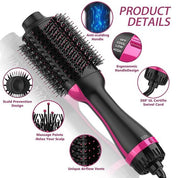 3 in 1 hot hair brush